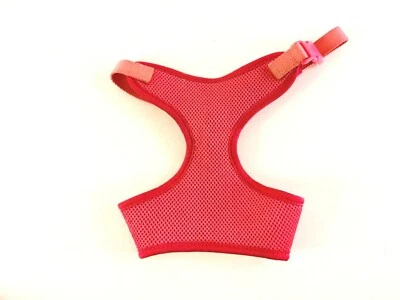 Arnés de malla rosa transpirable suave para cachorro pequeño perro  Foto 1 de 4