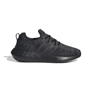 ADIDAS GW8166 SWIFT RUN 22 Jr`s (Medium) Black/Grey/White Mesh/Knit Running Shoe - Picture 1 of 6