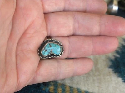 ANILLO PEPITA BELLEZA DURMIENTE PLATA ESTERLINA VINTAGE 7-1/2 Foto 1 de 4