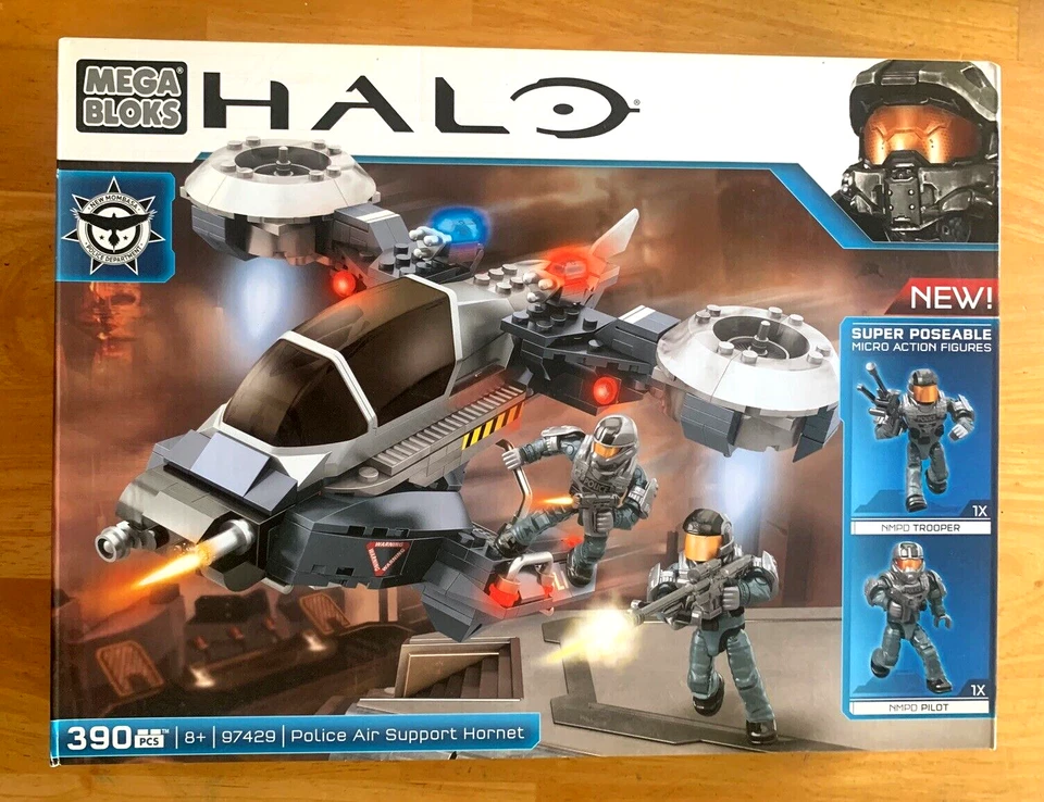 Mega Bloks Halo Police Air Support Hornet 390pcs 3248
