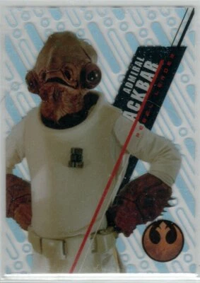 STAR WARS 2016 TOPPS HIGH TEK BASE SW-5 ADMIRAL ACKBAR FORM 1 PATTERN 1 - Image 1 of 2