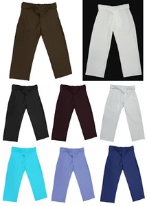 New Plus Size Linen Blend Trouser Smart Plain Front Back Elastic Waist Belt - Picture 1 of 13