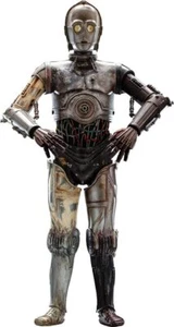 Hot Toys Star Wars Attack of the Clones C-3PO Figure Movie Masterpiece DIECAST - Picture 1 of 10