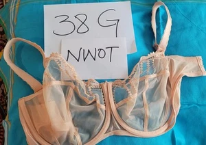 Sujetador Wacoal Minimizer de encaje con aros melocotón talla 38 G nuevo sin etiquetas - Imagen 1 de 4