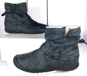 JBU by Jambu Damen-Stiefeletten Dottie-wasserabweisend Memory Foam blau, 8 SCHÖN! - Bild 1 von 12