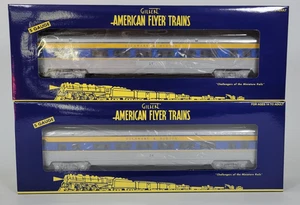 RARE American Flyer 6-47900 Delaware & Hudson Streamline Passenger Two Car Set - Picture 1 of 6