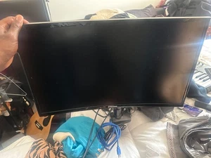 Samsung C24F396 24 inch Curved Widescreen LED Monitor with Monitor Arm - Picture 1 of 2