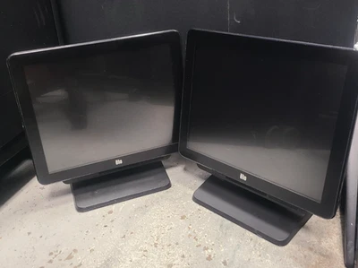 2X, ELO ESY17X5 Touch Screen POS i5-4590TE 2.0ghz 8GB, 256GB SSD, WIN10 AC power - Image 1 of 4