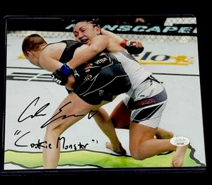 Carla Esparza Signed 8x10 Photo MMA “Cookie Monster” JSA Certified - Picture 1 of 1