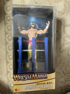 Wrestle Mania Macho Man Randy Savage in Ring Cart MIP! - Picture 1 of 5