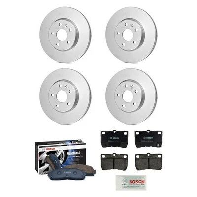 For Lexus IS350 13 Bosch QuietCast Premium Front & Rear Brake Kit w Ceramic Pads - Изображение 1 из 2