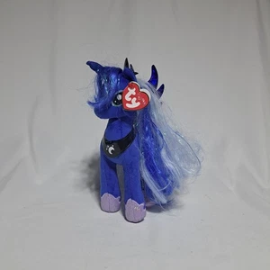 Beanie Babies My Little Pony TY Princes Luna 9” Plush Unicorn Sparkle - Picture 1 of 7