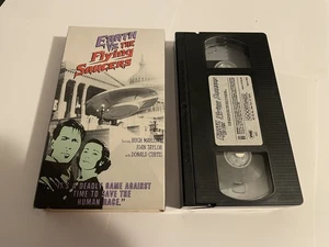 EARTH VS. THE FLYING SAUCERS ( VHS ) Outer Space UFOs Invasion 50's B&W Aliens - Picture 1 of 3