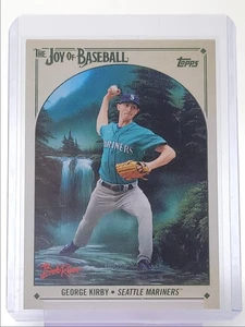 GEORGE KIRBY 2023 TOPPS X BOB ROSS THE JOY OF BASEBALL MARINERS Q3735 - Picture 1 of 2