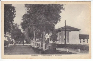 Cartolina d'epoca - REVELLO - CUNEO - Viale Umberto 1° - Picture 1 of 1