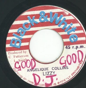 " ANGELIQUE COLLINS." lizzy. BLACK & WHITE 7in 1977. - Picture 1 of 2