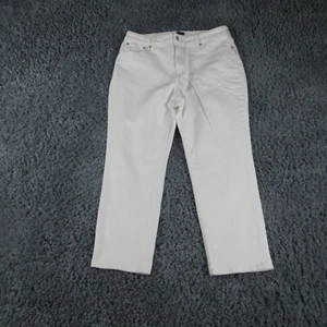 J CREW Jeans Damen 32 weiß Denim Curvy Essential Straight 32x25* - Bild 1 von 17