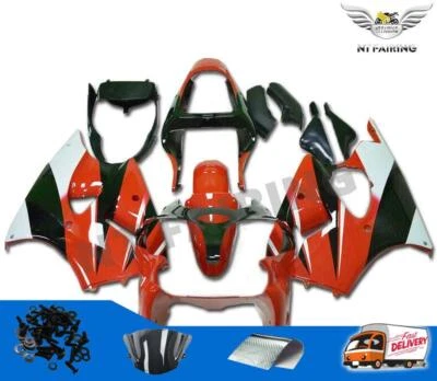 Carenado de inyección de plástico rojo apto para Kawasaki 2000 2001 2002 ZX6R ZX-6R f017 Foto 1 de 4