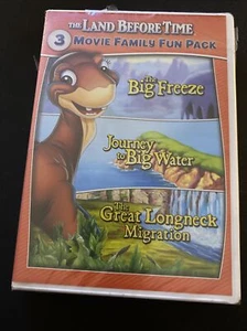 The Land Before Time 3-Filme Familie Fun Pack (NEU/VERSIEGELT DVD) *kostenloser Versand* - Bild 1 von 4