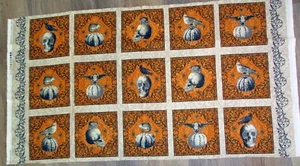 1 Great 2016 "All Hallows Eve" Halloween Fabric Quilting Crafting  Panel - Picture 1 of 1