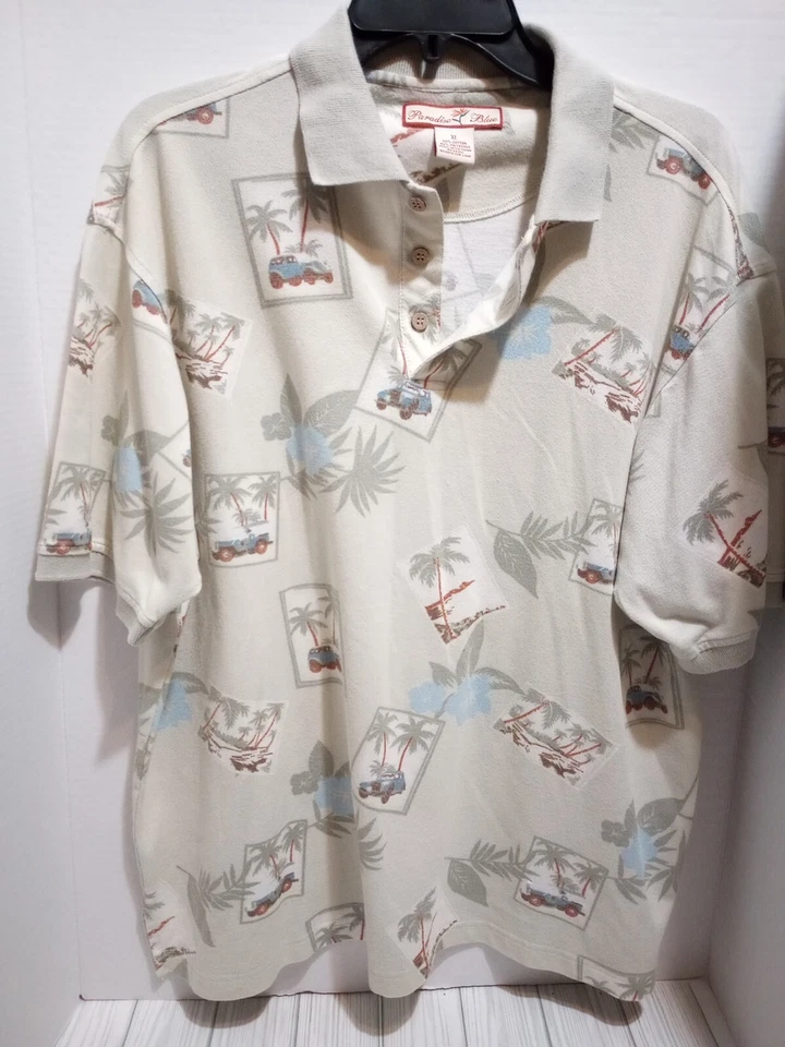 Polo Paradise Blue para hombre talla XL Foto 1 de 1