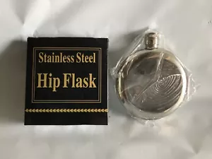 5oz 150ml STAINLESS STEEL MINI HIP FLASK BOXED - READY for SNEAKING in GROGGIES - Bild 1 von 3