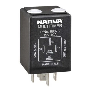 Narva 68076BL 12V 10A 5 Pin Timer Adjustable Relay - Picture 1 of 1