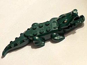 LEGO Dark Green Alligator / Crocodile 20 Teeth Ref 18904c01pb01 Set 60068 60067 - Picture 1 of 1