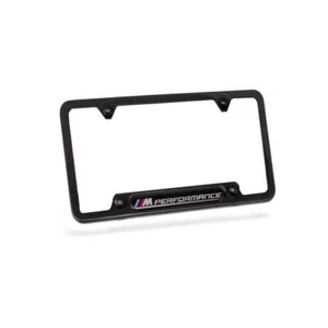 BMW OEM CARBON FIBER M PERFORMANCE LICENSE FRAME 82-12-5-A1C-497 - Picture 1 of 3