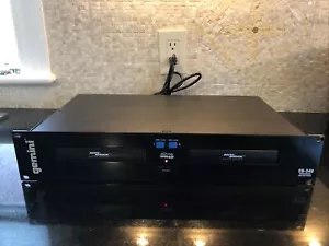 Mint Gemini CD-340 Anti-Shock Buffer Memory Professional Dual CD player - Picture 1 of 12