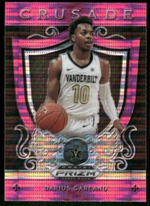 2019-20 Panini Prizm Draft Crusade Pink Pulsar #23 Darius Garland RC Vanderbilt - Bild 1 von 2