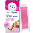 Veet Professional Paper Strips Wax Waxing Leg Body Hair Removal All Type skin