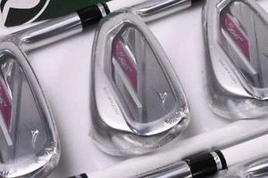 Damen Mizuno JPX-Q Hot Metal Eisen / 6-PW+GW+SW / Ladies Flex MFusion 45 Schäfte - Bild 1 von 7
