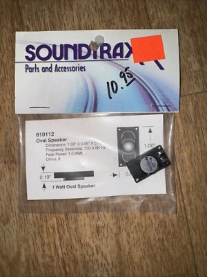 Soundtraxx 810112 Oval Speaker Ohms New - Image 1 of 3