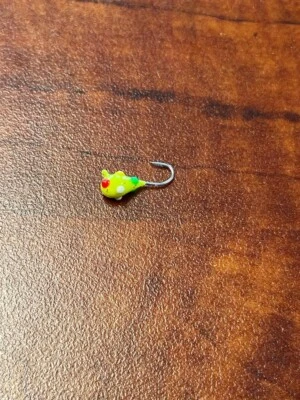 Plantillas de pesca epoxi elevadas chartreuse de tungsteno 4 mm lote de 10 Foto 1 de 2