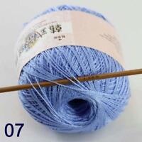 C Hot 4Skeinx50g Hand Knitwear Lace Cotton Crochet Shawl Scarf Knitting Yarn 20