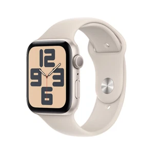 Apple Watch SE 2 44mm Starlight Aluminum - Starlight Sport Band MRE53LL/A - Picture 1 of 2