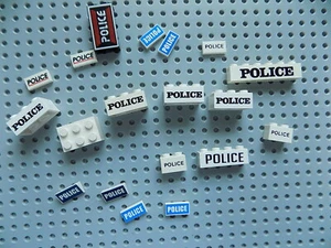 Lego lotto di 20 pezzi stampati decorati vigili del fuoco polizia ambulanza a - Foto 1 di 2