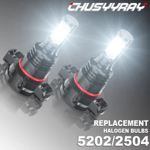 For Chevy Camaro 2010-2013 5202 LED White Daytime Running Lights Fog Lamps Bulbs - Picture 1 of 13