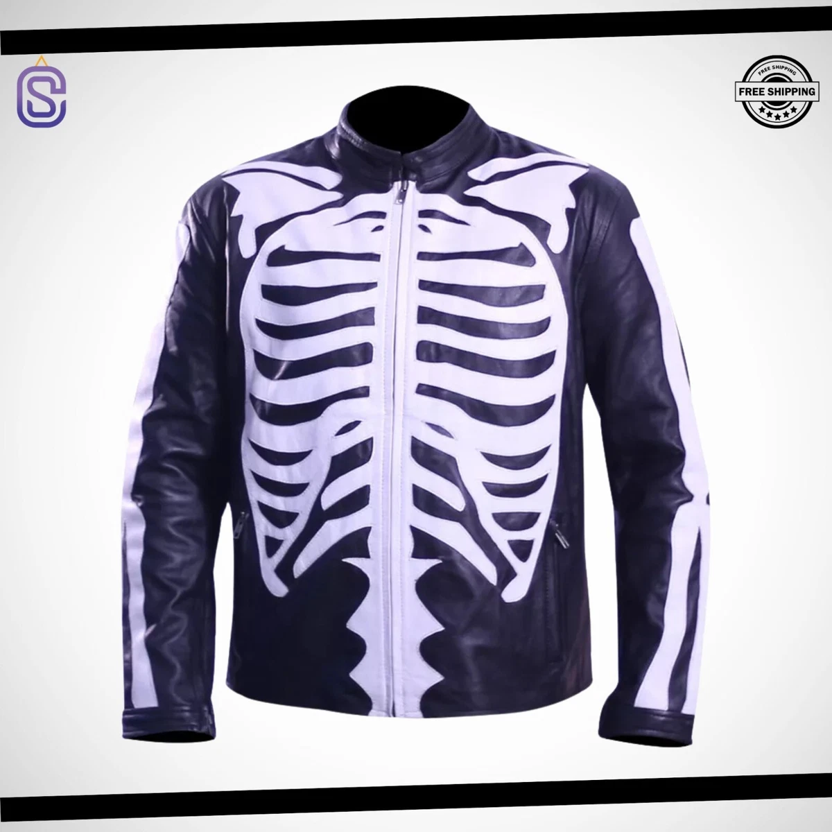 skeleton leather jacket products for sale | eBay