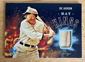 2020 Panini Diamond Kings Shoeless Joe Jackson Bat Kings 2/10