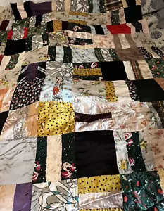 Vintage Patchwork Quilt Topper NACHLASS VERKAUF FUND keine Rückseite, keine Watte - 55"x68" - Bild 1 von 13