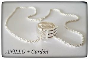 Anillo Atlante 925 Sterling silver Atlantis Ring Geometria sagrada Sello anillo - Bild 1 von 8