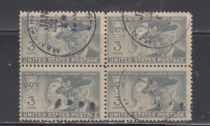USA 1951 / USED - SCOTT # 998 BLOCK 4 - Picture 1 of 1