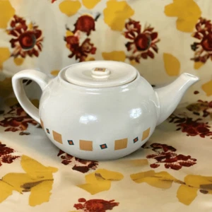 Vintage Hand Painted Ceramic Teapot Kettle Art Pottery Liz Style Kitchen Decor - Picture 1 of 10