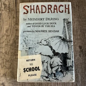 Shadrach by Meindert DeJong Pictures Maurice Sendak Book HC DJ 1953 Ex-Library - Picture 1 of 13