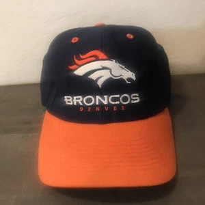 VINTAGE 90's Denver Broncos Logo 7 Light up Bronco NFL Snapback Hat - Bild 1 von 5