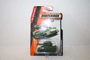 MATCHBOX BLOCK BUSTER TANK DIECAST-1/64-GOOD-CARDED - Picture 1 of 3