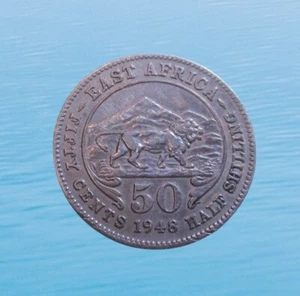 BRITISH EAST AFRICA 50 CENTS 1948 GEORGE VI KM 30 #5622# - Picture 1 of 2