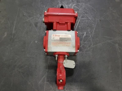 Actuador neumático de doble acción Bray 920630-11300532 con válvula de mariposa y Foto 1 de 4